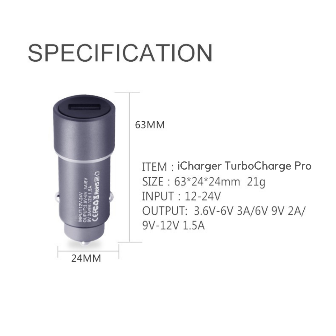 Pocket-sized charger ideal for on-the-go use