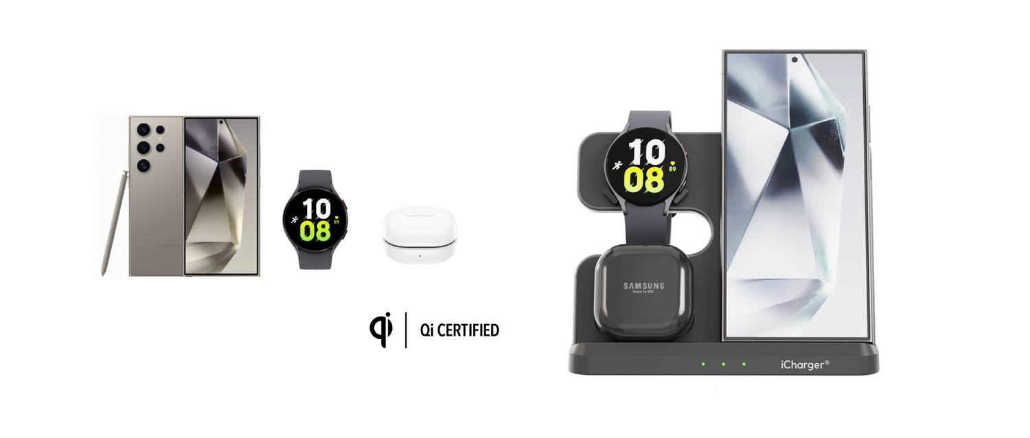 icharger samsungs edition wireless charging station for galaxy smartphone galaxy watch and earbuds. qi best wireless charger for samsung