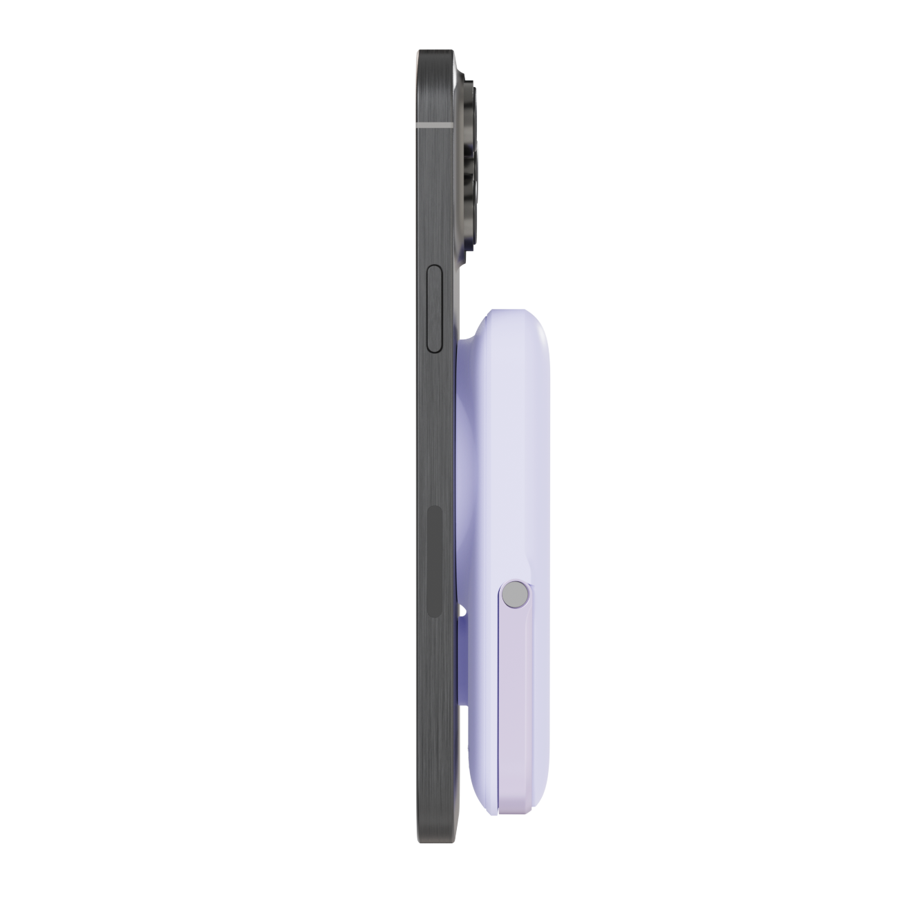 Skypur-colored iCharger MAX Ultra Pro 10,000mAh battery with 20W power and 100% charge indicator, for fast wireless charging.