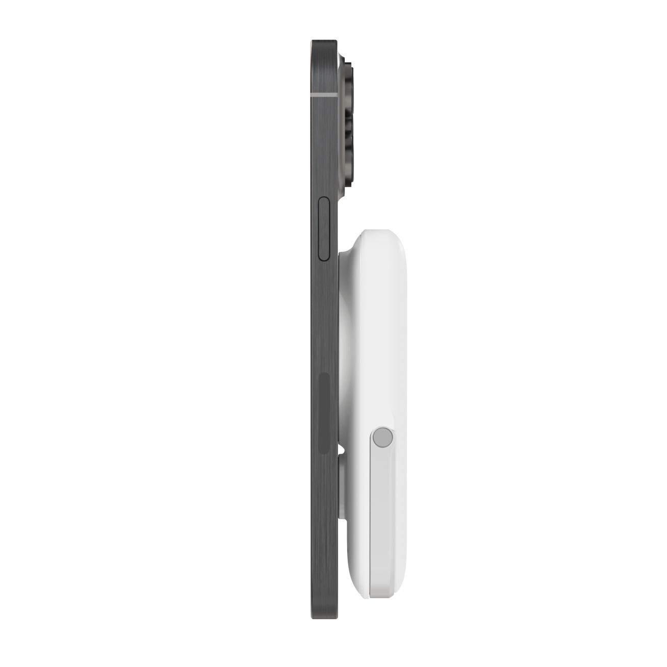 White iCharger MAX Ultra Pro portable battery with 20W power and 100% battery indicator, ideal for fast charging on-the-go