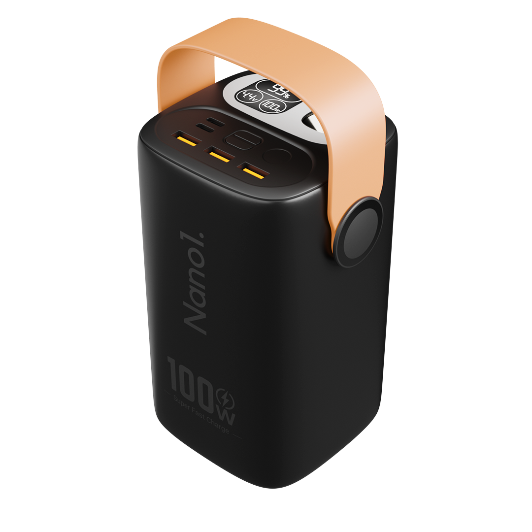 iCharger Nano1 Power Station 60000mAh with LED Light, 100W PD QC 3.0 USB A, Portable Charger for Travel and Emergency