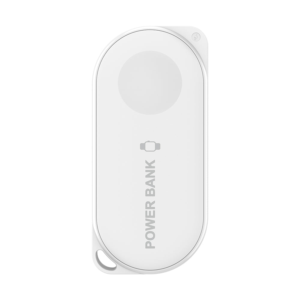 Apple Watch charging on iCharger MicroBOOST compact wireless power bank 1200mah