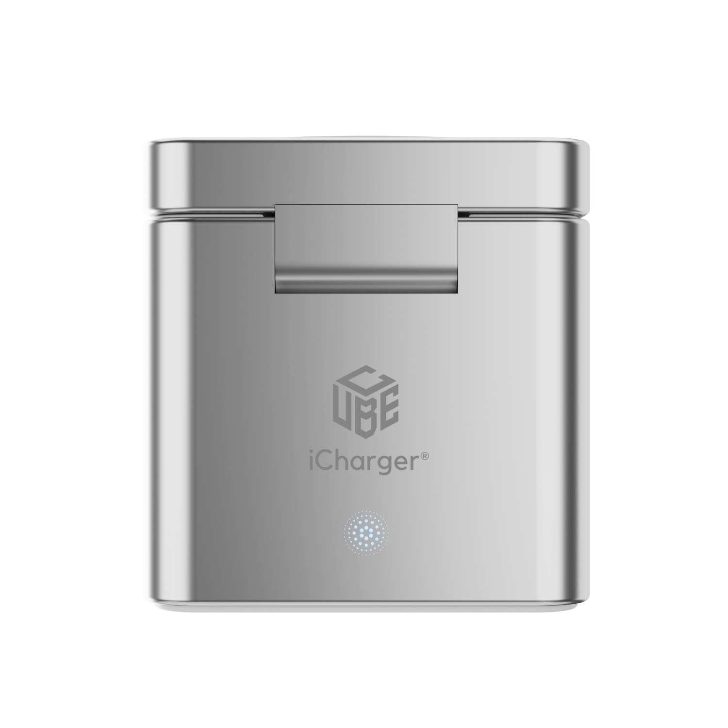 Premium 4th Gen iCharger Cube with Qi2 fast wireless charging for iPhone, Apple Watch, and AirPods. High-grade aluminum, ultra-compact design.