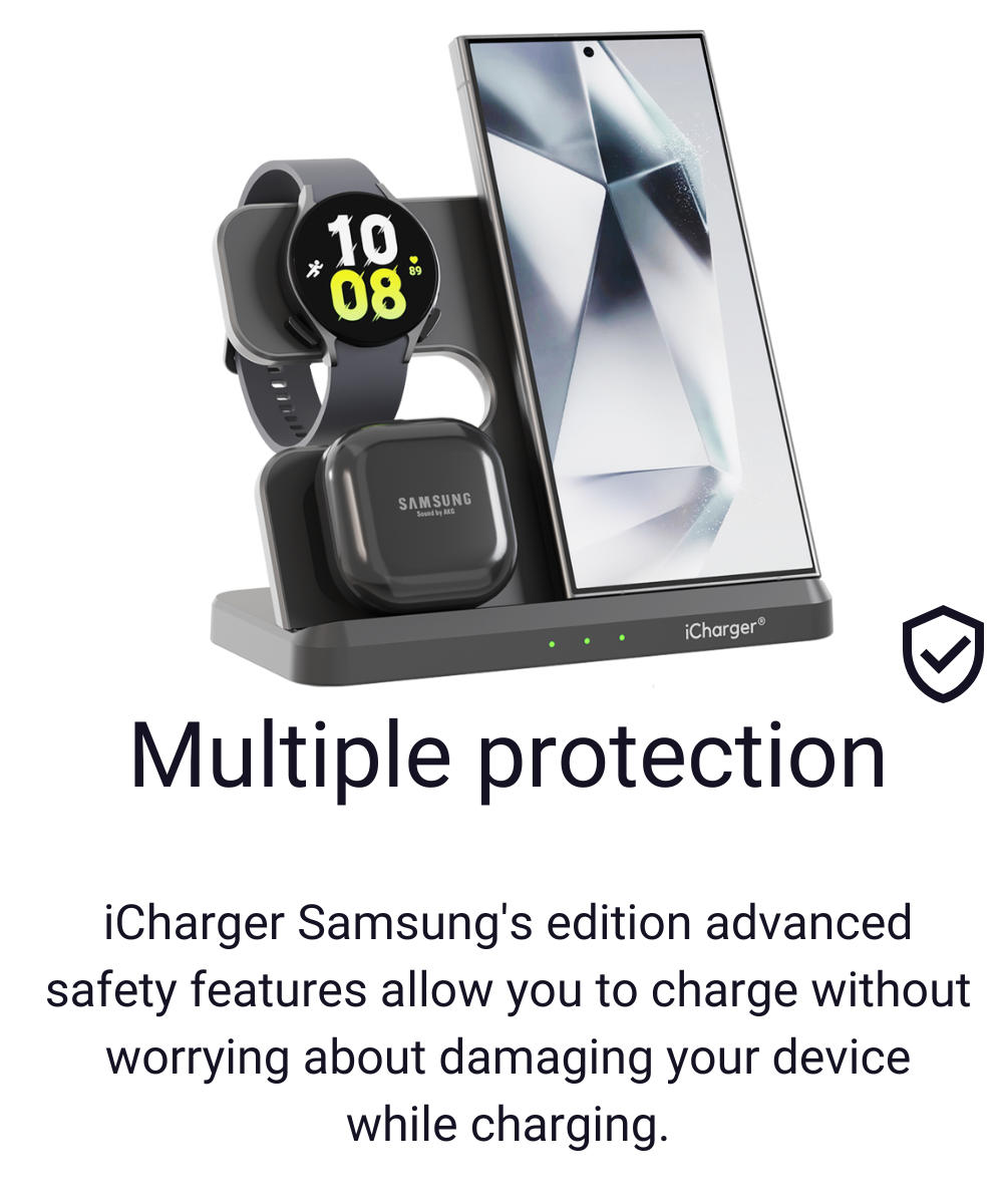 icharger samsungs edition wireless charging station for galaxy smartphone galaxy watch and earbuds. qi best wireless charger for samsung