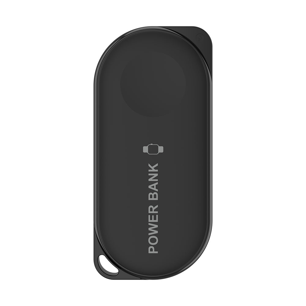 Apple Watch on iCharger MicroBOOST wireless charger for fast, portable charging 1200mah power bank