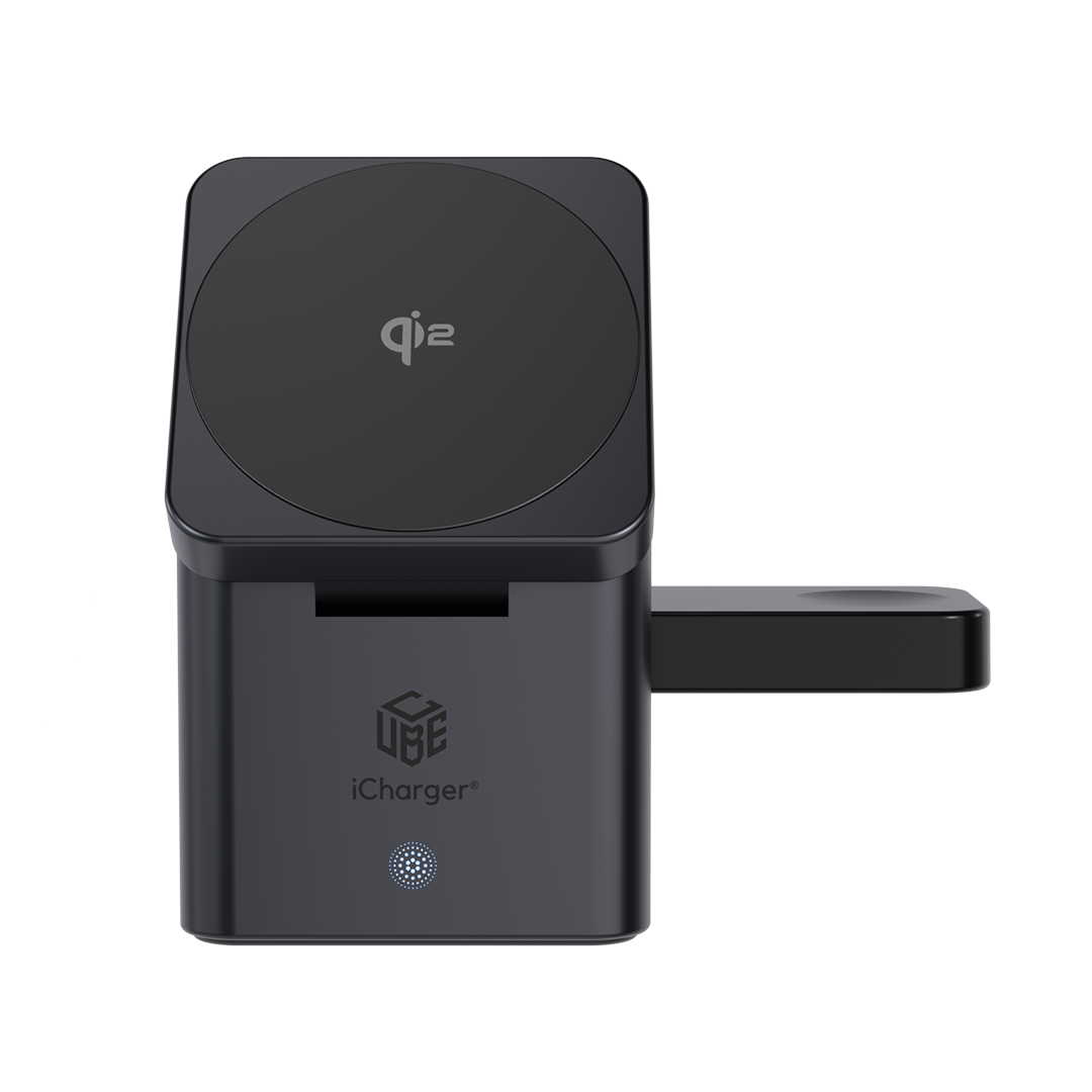 iCharger CUBE Qi2 4th Gen – Ultimate Wireless Charging Cube for iPhone, Apple Watch, and AirPods