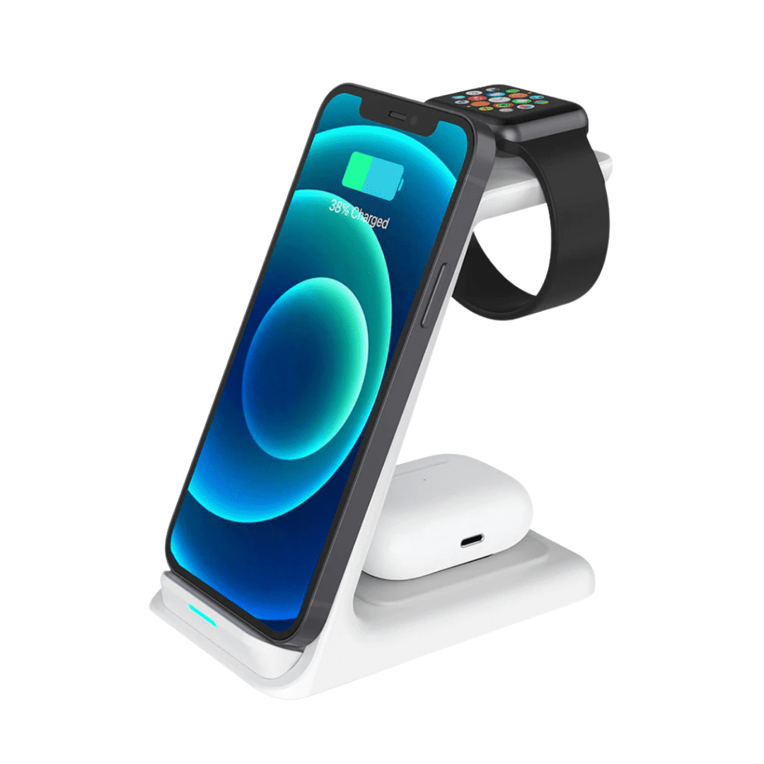 iCharger Limited edition Wireless charger station 3in1 draadloze oplader 3 in 1 qi oplader